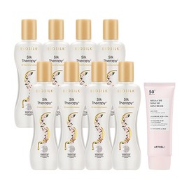 Silk Therapy 3D Volumizing Hair Essence 150ml x8 Plus Art Deli Sun Cream 50ml / 실크테라피 3D 볼류마이징 헤어 에센스 150ml x8 플러스 아트델리 선크림 50ml