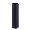 B&P Lamp® 4 Inch Flat Black Polyresin Candle Cover -