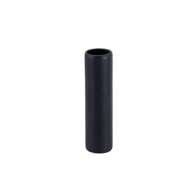 B&P Lamp® 4 Inch Flat Black Polyresin Candle Cover -