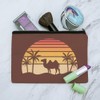 Camel In the Desert Sunset With Palm Trees Makeup Cosmetic