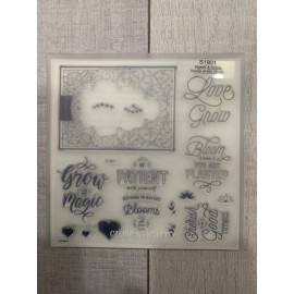 Close To My Heart CTMH Stamp Of The Month - Bloom & Grow S1801 *New* Retired