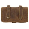 Greenburry Vintage Military Belt Bag Leather 16 cm, brown