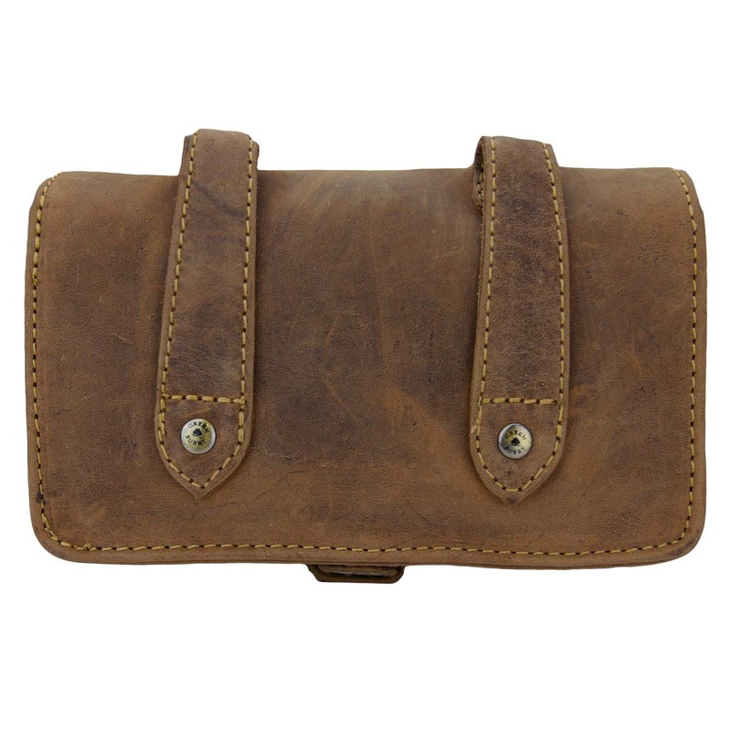 Greenburry Vintage Military Belt Bag Leather 16 cm, brown