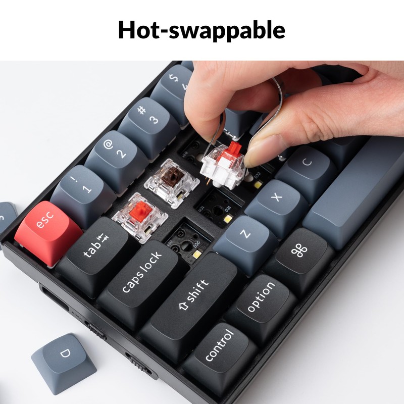 Keychron K12 Pro Custom Wireless/Wired Mechanical Keyboard QMK/VIA Programmable Macro