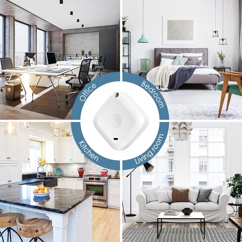 Ankilo Wireless Thermometer Hygrometer, Bluetooth Thermal Hygrometer with Smart Sensor