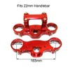 TC-Motor Red CNC Aluminum 45/48-22mm Triple Clamp Set For Pit