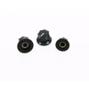 Dopro Set of 3 Black Brass Insert USA Spec 1/4"