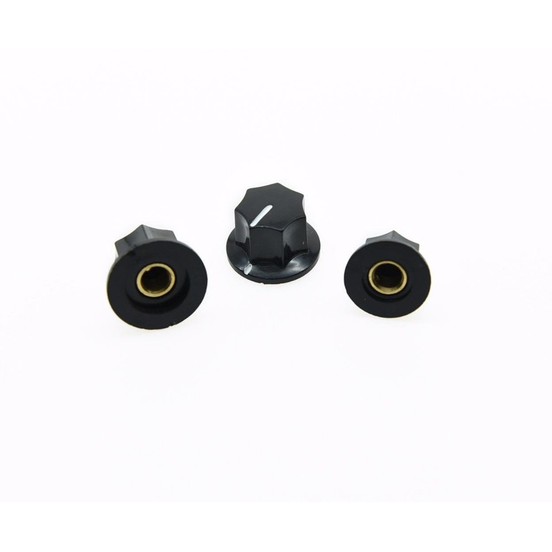 Dopro Set of 3 Black Brass Insert USA Spec 1/4"