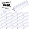 Fulmoon 25 Pcs Sign Holder, Adhesive Base Sign Holders Multiple