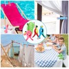 8 Pcs Beach Towel Clips Flamingo Parrot Beach Chair Clips