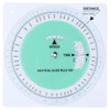 Saypacck Marine Navigation Slide Rule Nautical Plotter Protractor Ship Navigation