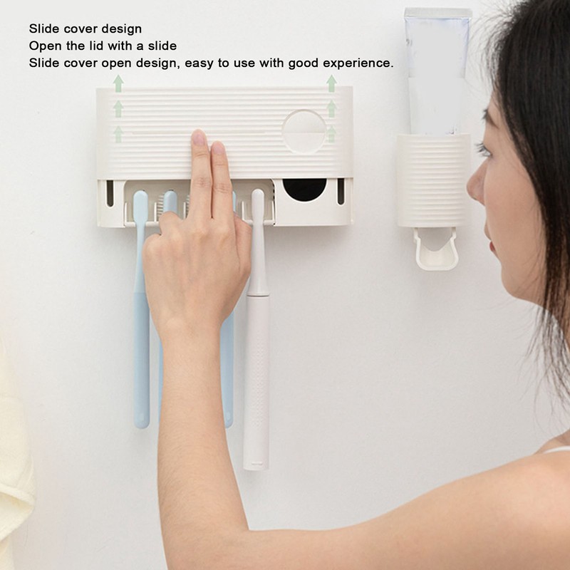 Electric Smart Toothbrush Holder UV Wall Toothbrush Bracket Fan Air