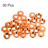 sourcing map 30pcs Countersunk Washers M5 Anodized Aluminum Alloy End