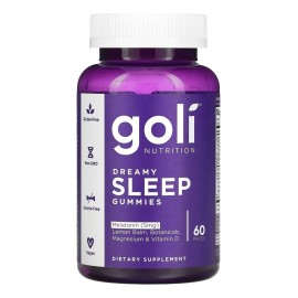 Goli Nutrition Sleep Melatonina 5mg - 60 Gomitas Sabor Mix Berry 😴🍇