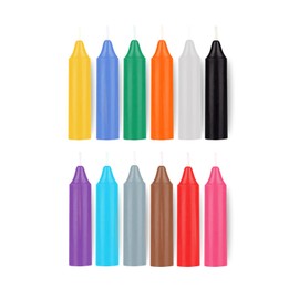 ladyrobyn Box of 12 Colored Candles | 4 inches Tall & 3/4 inch Diameter | Witchcraft Supplies for Your Personal Wiccan Altar, Spells, Charms & Intentions | Witchy Room Decor | Taper Candlesticks