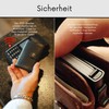 BAUR Slim Wallet with Coin Compartment, Genuine Leather Credit Card