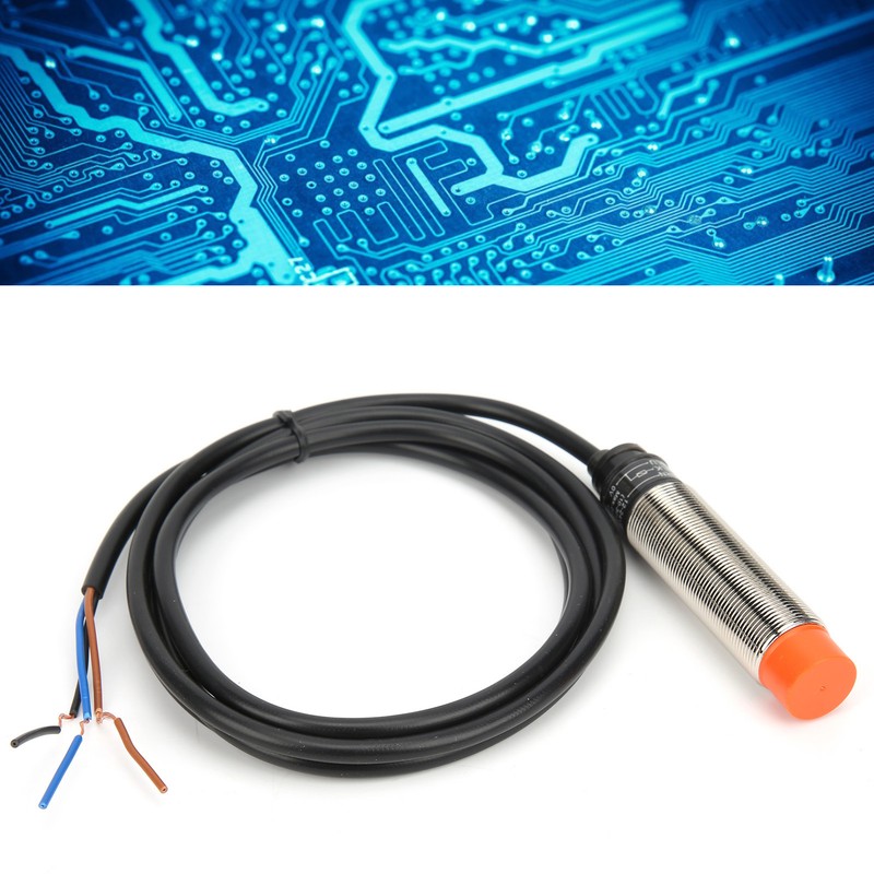 BERM Proximity Switch 3‑Wire NC Cylindrical Detection Sensor PRL18-8DP2 10-30VDC