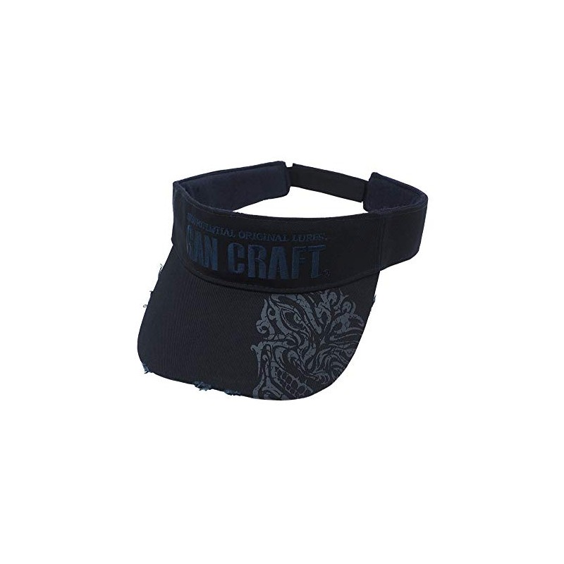 GAN CRAFT Crack Face Damage Visor #02 Navy/Blue