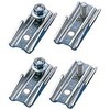 Hoffman CMFK Mounting Bracket Kit, (4) Brackets per Kit, Steel/Zinc