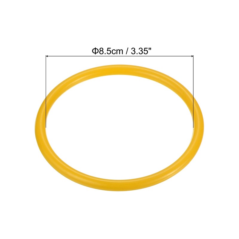PATIKIL Carnival Ring-Toss Rings 8cm ID, 12 Pack Plastic Small