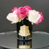 Cote Noire-Premium Rose Bud Bouquet Mixed Magenta & Blush Dark