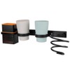 Multifunctional Space Aluminum Bathroom Storage Rack Hair Dryer Toothbrush Holder