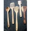 SKAFA Handmade Wooden Serving and Cooking Spoon Kitchen Tools Utensil,