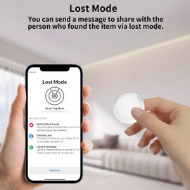 Intelligent GPS Tracker for Vehicles Compatible with Apple Find My App (iOS Only) Real Time Air Tracker Tags Global Coverage Hidden Car Locator No Monthly Fee or Subscription