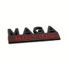 RC MAGA Edition Matte Black Metal 3D Adhesive Fender Badge