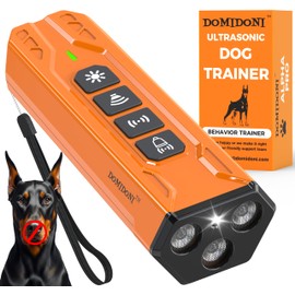 Dog Bark Deterrent Device- 3X Ultrasonic Anti Barking Devices for Dogs, Safe for Dogs & Humans, Portable Barks No More Bark Stopper Dog Training Device Indoor Outdoor Use Rechargeable(Alpha Pro)