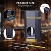 Triple Flame Torch Lighter with Built-in V Cutter, Holder and
