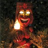 Solar Powered LED Tiki Light Solar Totem Figurine Ornaments LED