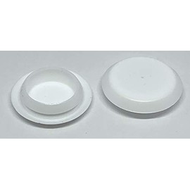 TOP SECRET PDR 1/4", 3/8", 1/2", 3/4",1",Whit, Black, Flush Type Head Plugs Designed for use in Sheet Metal,Such as Automobile Bodies, Tanks, Refrigeration Units, etc. (100, White, 3/4")