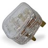 iSeventy9 13A Fuse fitted Uk Power 500w Appliance Clear Transparent