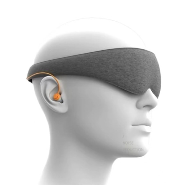 3D Ergonomic Eye Mask, Shading Iight, Noise Reduction, Relieving Eye