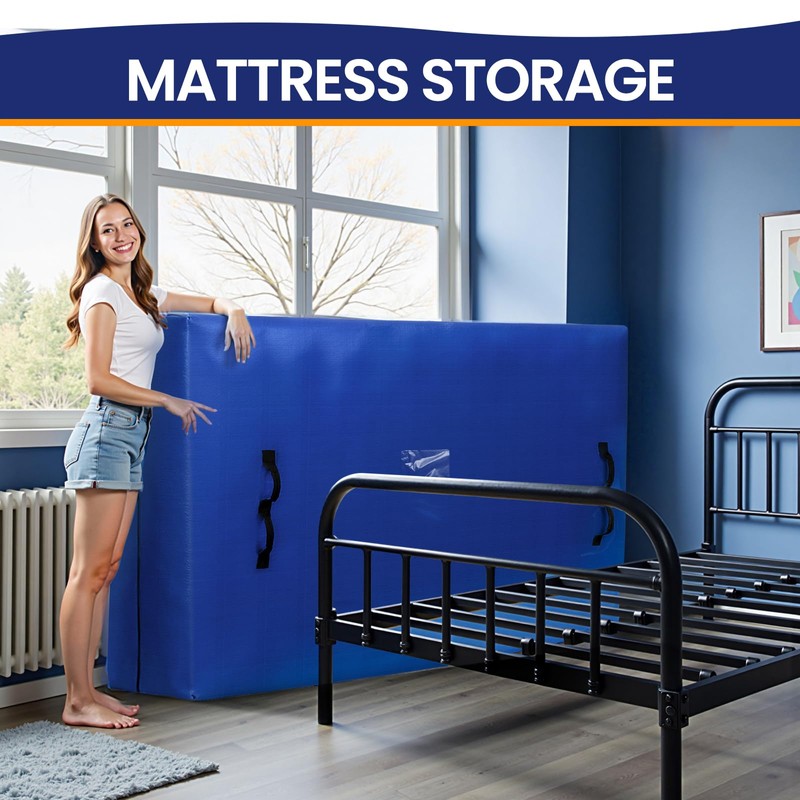 BAGAIL Mattress Bags for Moving, Mattress Covers with Heavy Duty