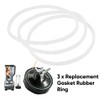 Replacement Rubber Gasket, O Ring Lid Gaskets Blender Gasket Gray