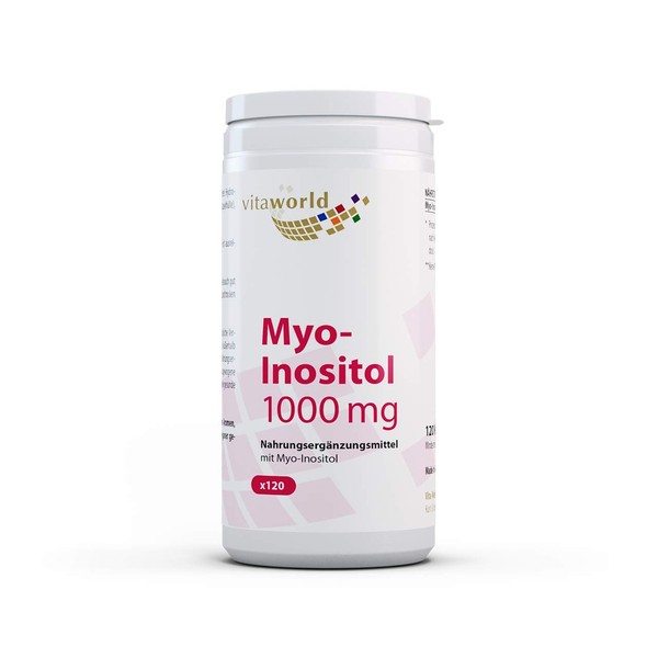 Vita World Vita World Myo Inositol 1000mg 120 Capsules Made