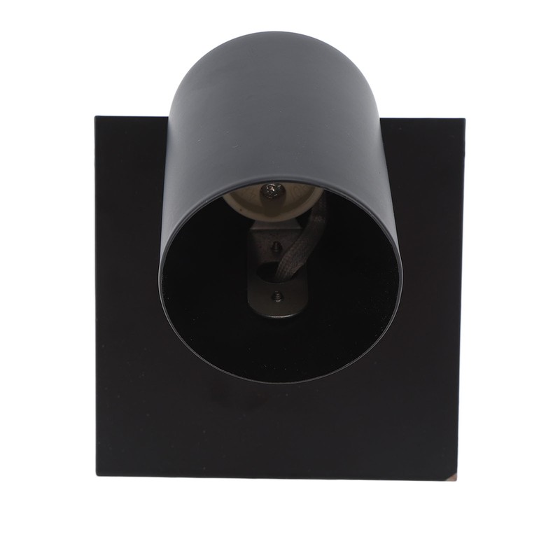 Black GU10 Bulb Holder Modern Lamp Base Metal Light Socket