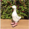 Shudehill Giftware Davids Pink Polka Dot Duck Ornament Figurine Medium