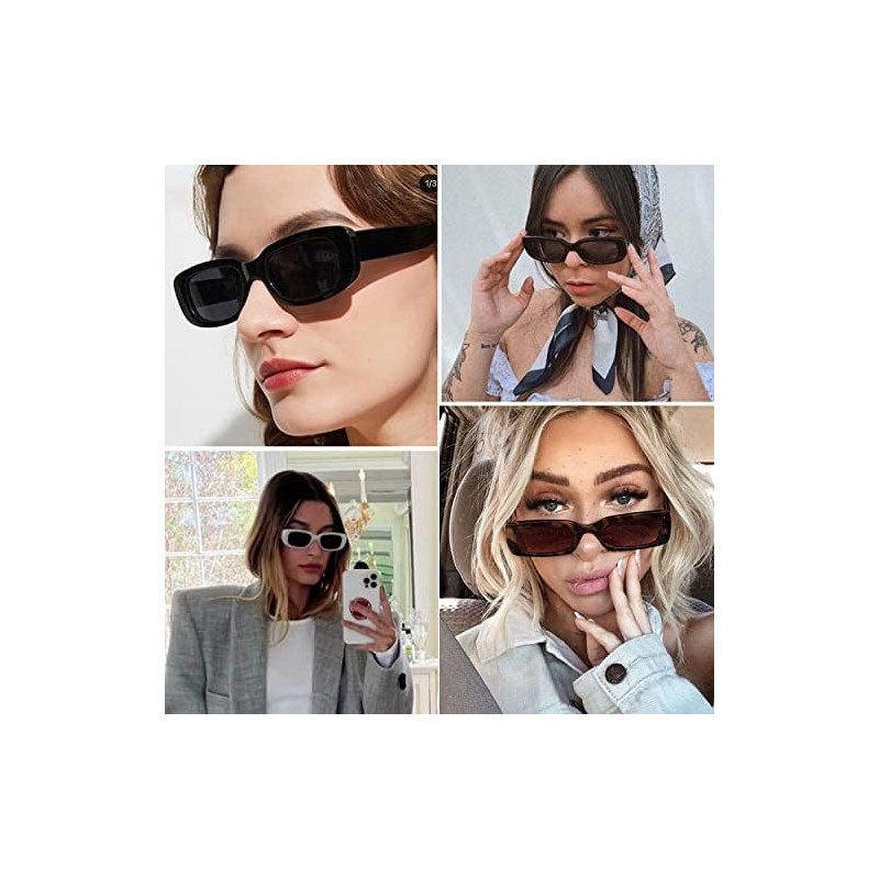 Kimorn - Gafas de sol rectangulares para mujeres y hombres,