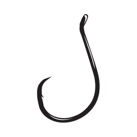 Gamakatsu 221414 Octopus Circle Hks Loose, 6-Pack, Sz4/0 NS, Black Inline-Pt