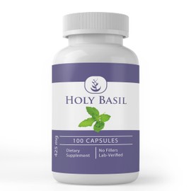 Pure Original Ingredients Holy Basil, (100 Capsules) Always Pure, No Additives or Fillers, Lab Verified