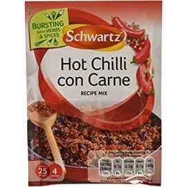 Schwartz Chilli Con Carne Hot Recipe Mix (41g) - Pack of 6