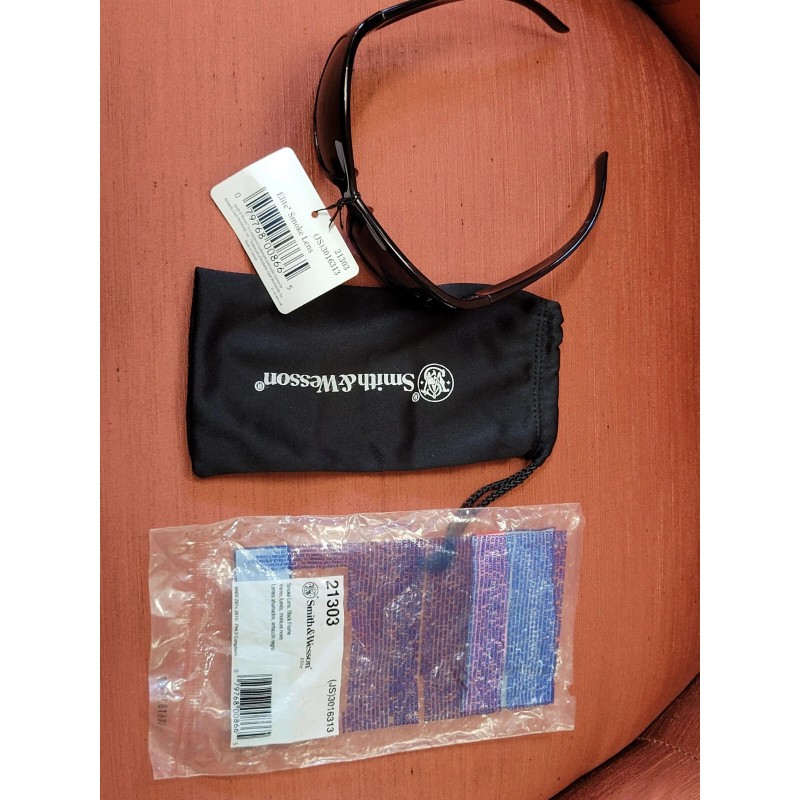 Smith & Wesson Safety/Shooting Range Sunglasses w/Pouch