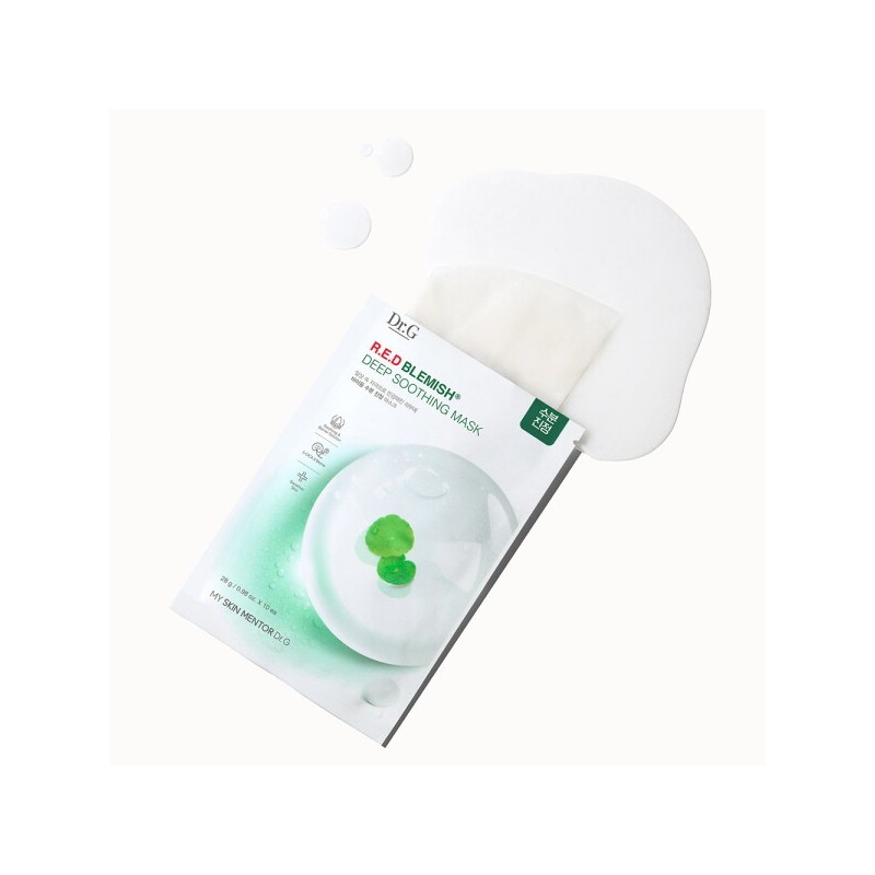 Dr.G 닥터지 레드 블레미쉬 딥 수딩 마스크 10매 Dr.G Red