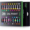 Ohuhu Oil Paint Set, 36 Oil-Based Colors, Artists Paints Oil