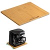 ANBOXIT Bamboo Appliance Slider, Sliding Tray for Coffee Maker, Kitchen