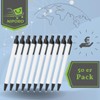 NIPORO Pack of 50 Sustainable Ballpoint Pens Made of Recycled