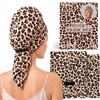2 Pack Large Leopard Hair Towels 24" x 40" Absorbent
